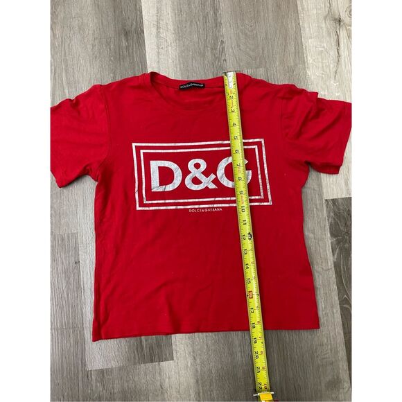 Dolce & Gabbana Red Logo Baby T-Shirt, Found in Italy, Size Small* - Picture 4 of 9